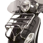 Vespa GT200 Racks and Chrome